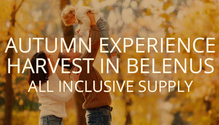Autumn experience harvest in Belenus with All Inclusive supply