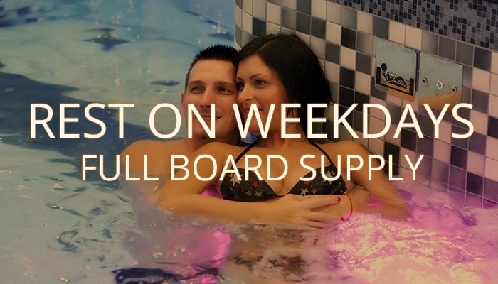 Autumn-Winter rest on weekdays with Full Board supply